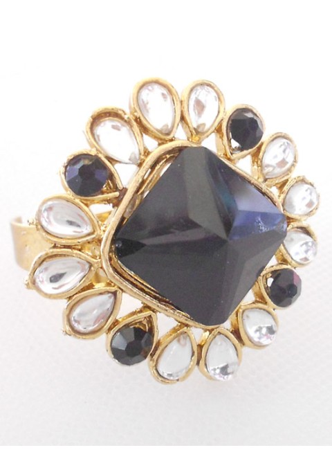 Kundan Finger Ring